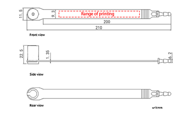 Sigillo in plastica PP Sigillo in plastica PP