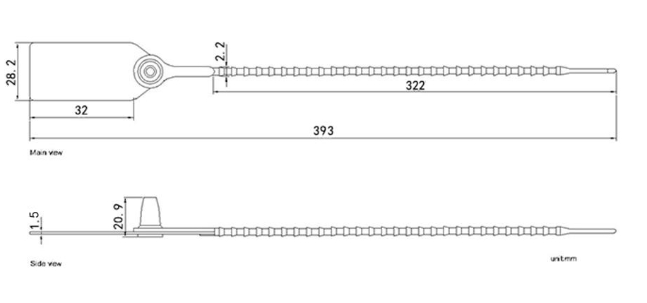 Sigillo in plastica termoretraibile Sigillo in plastica termoretraibile