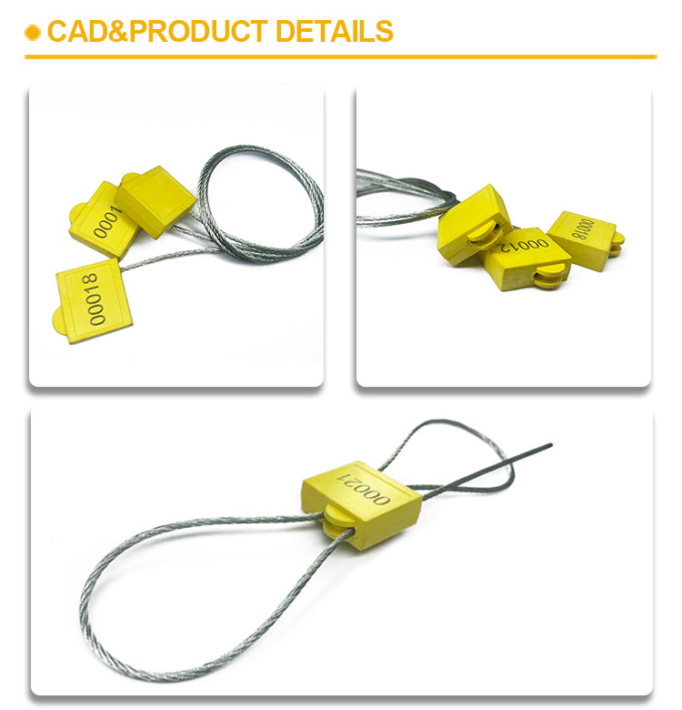 guarnizione del cavo a doppia chiusura double-locking cable seal