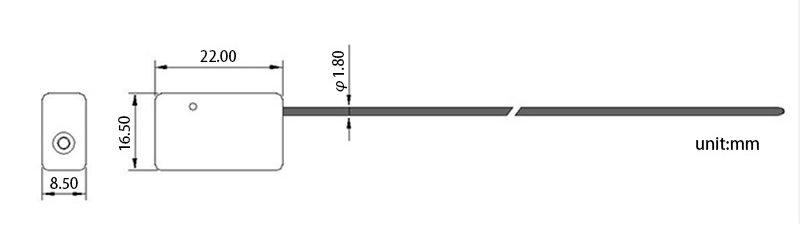 Sigillo per cavo di carico ad alta sicurezza Sigillo per cavo di carico ad alta sicurezza