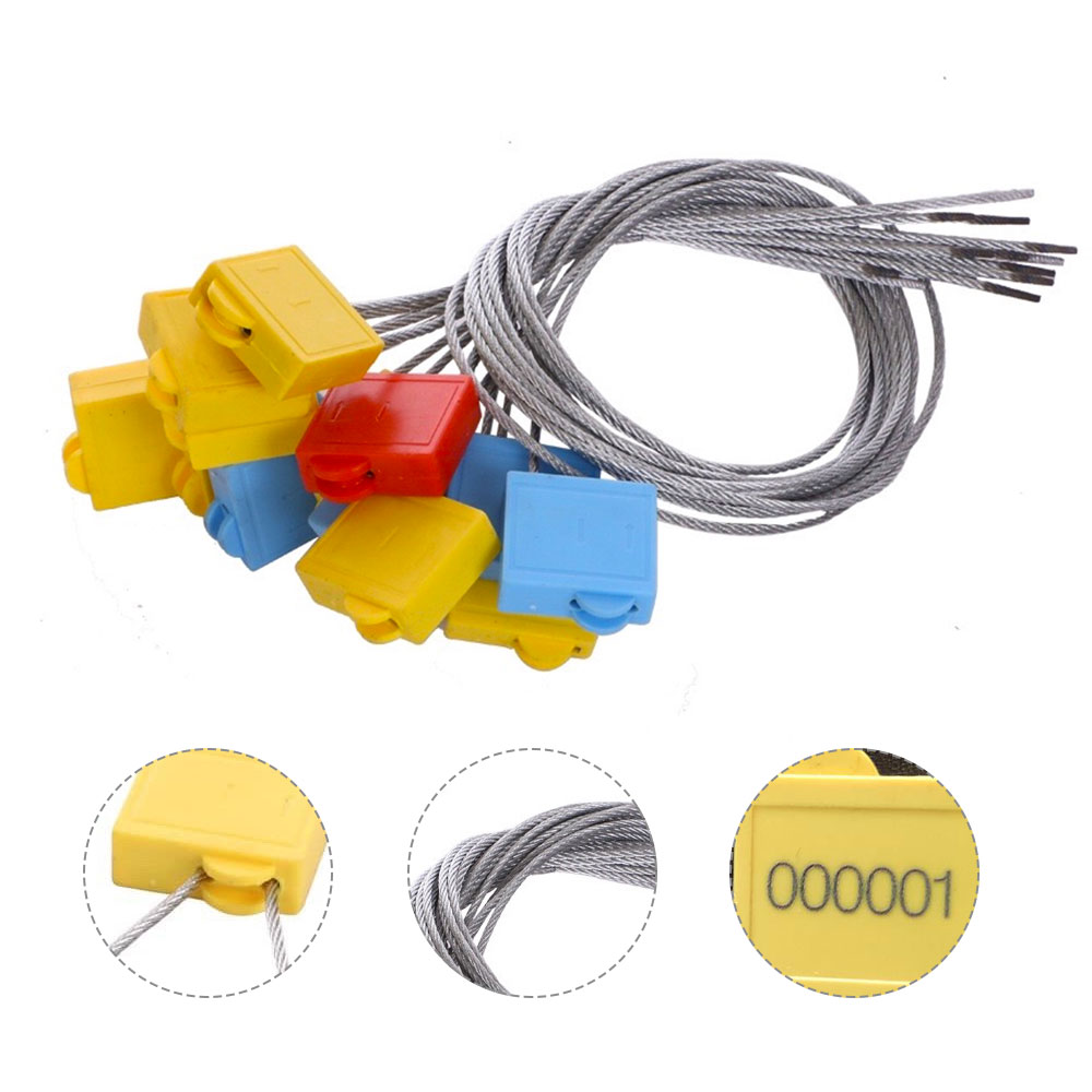 Sigillo a filo a doppia chiusura Double lock wire seal