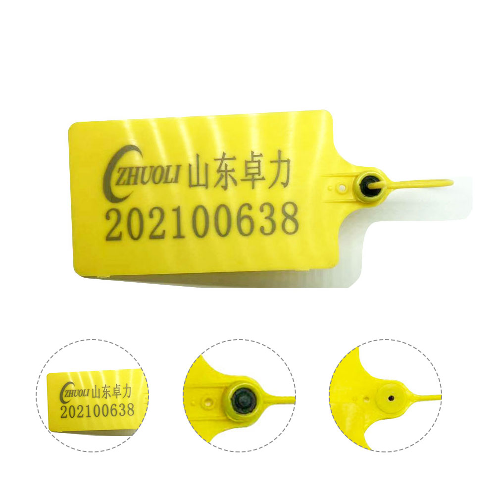 Sigillo in plastica con bandiera