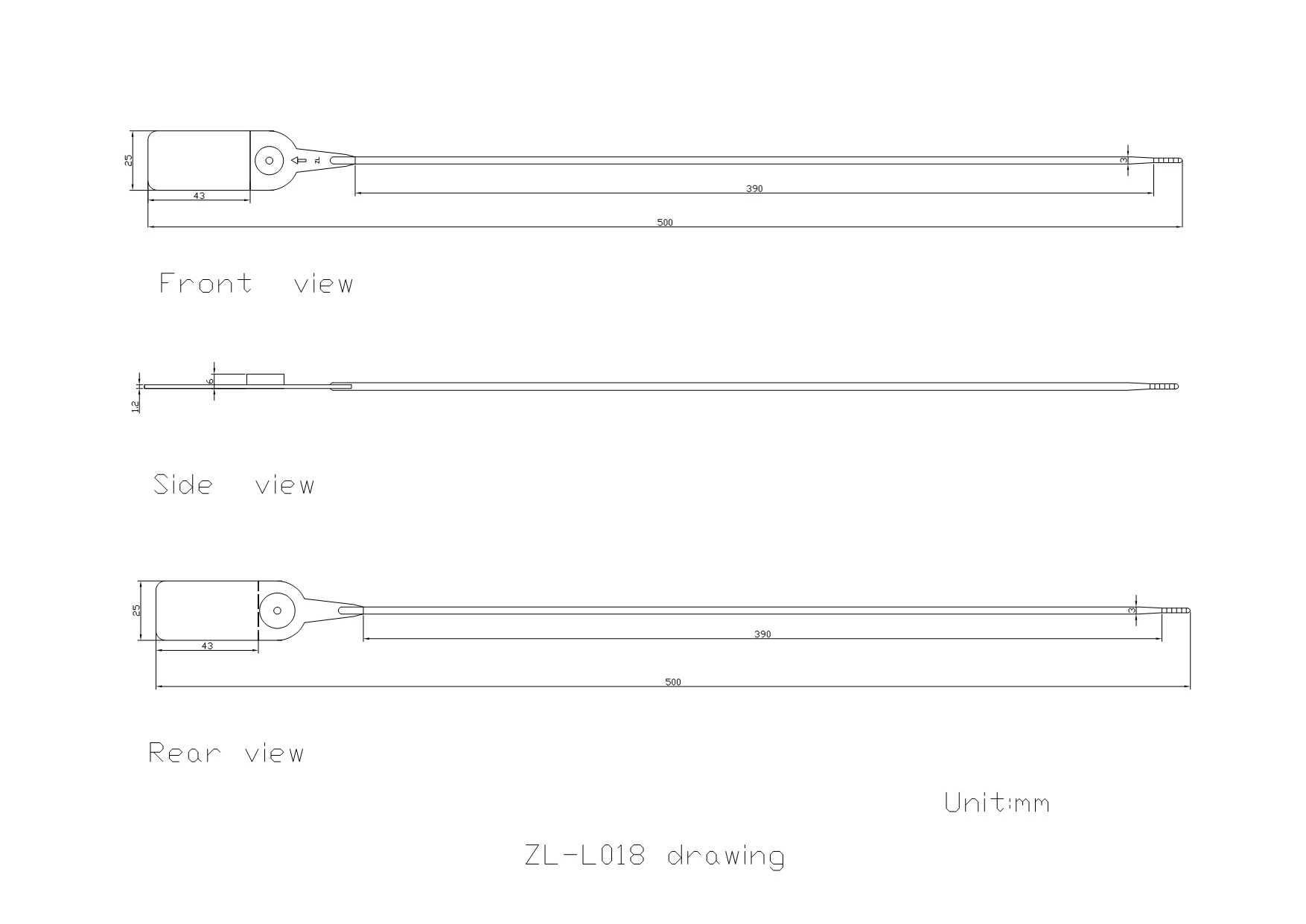 nastro sigillante in plastica plastic sealing tape