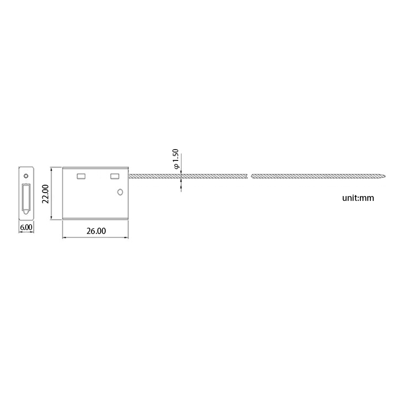 Sigillo in lega di alluminio Sigillo in lega di alluminio