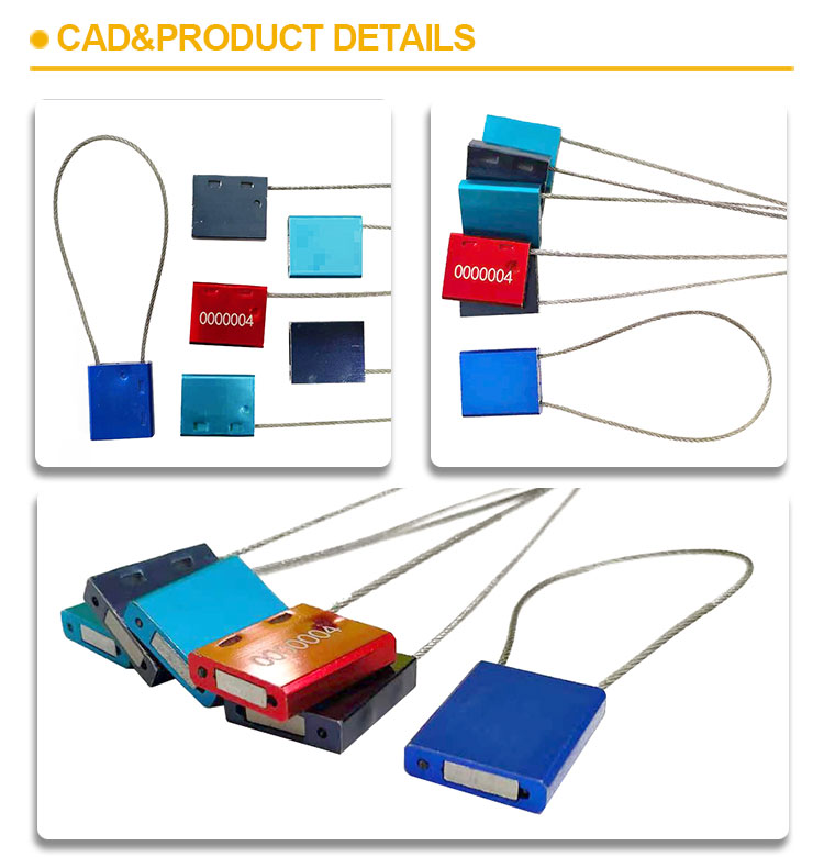 Guarnizione a filo per serbatoio dell'olio Oil tank car wire seal