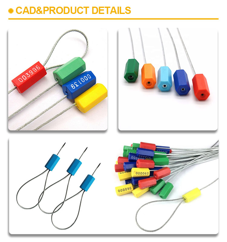 sigillo in filo di acciaio steel wire seal