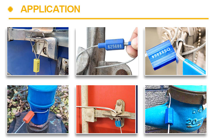 sigillo in filo di acciaio steel wire seal