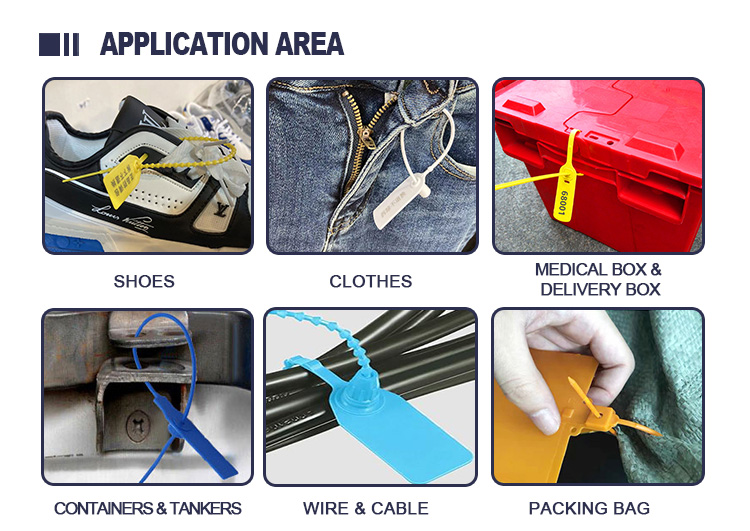 L012 Sigilli per camion in plastica personalizzati L012 Sigilli per camion in plastica personalizzati