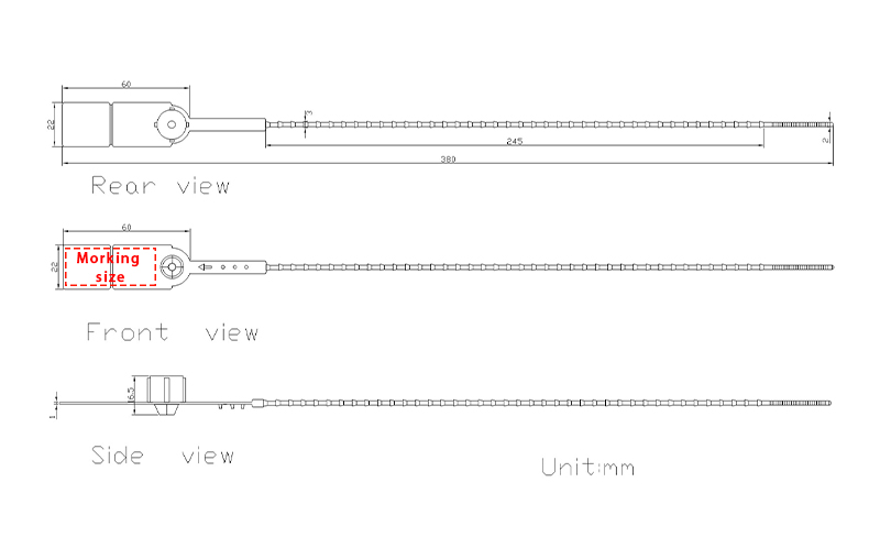 Guarnizioni in plastica per camion Plastic Truck Seals