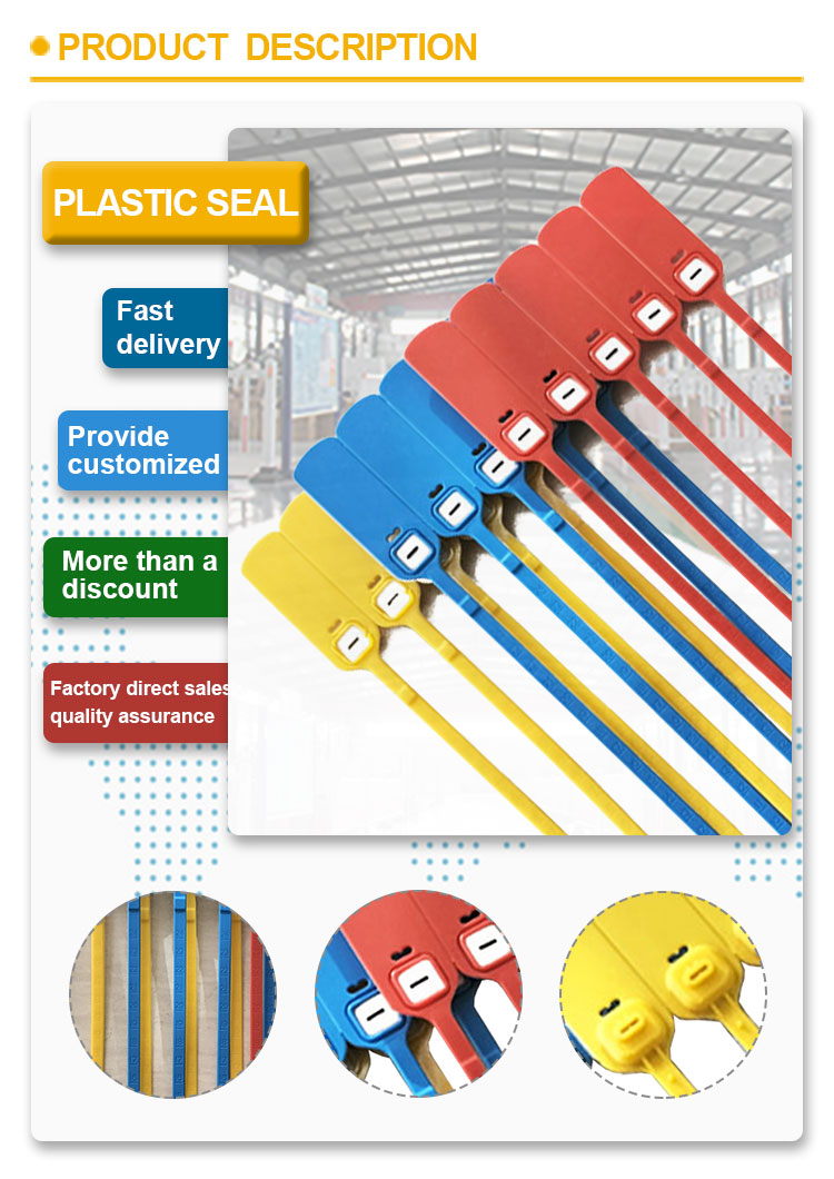 Sigillo in plastica usa e getta Disposable Plastic Seal