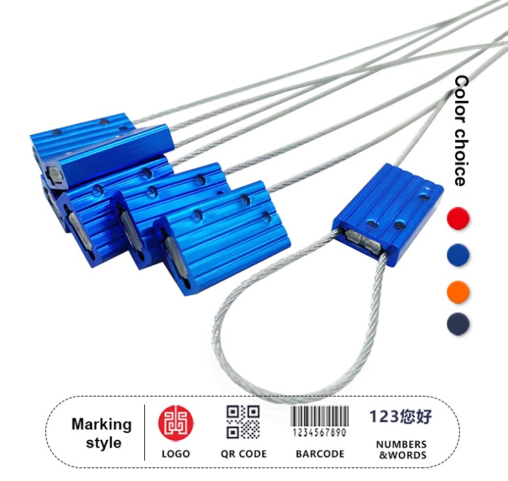Sigillo a cavo in lega di alluminio per contenitori Aluminium Alloy Cable Seal For Containers