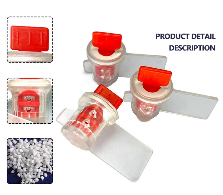 Sigillo del misuratore Twist trasparente antimanomissione Anti-tamper Twist Transparent Meter seal