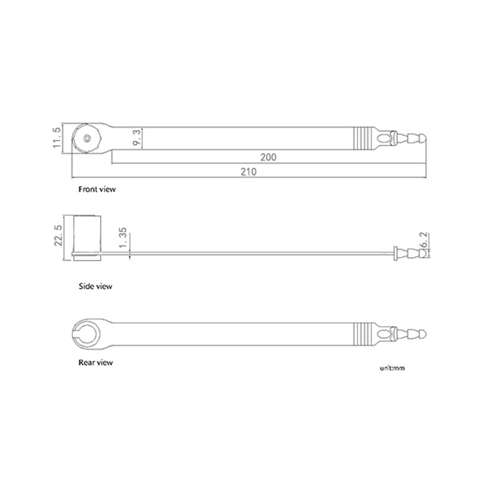 Sigillo in plastica a lunghezza fissa Fixed Length Plastic Seal