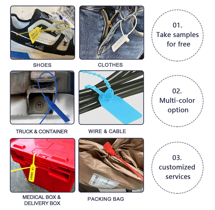 Sigilli in plastica antimanomissione Plastic Tamper Evident Seals
