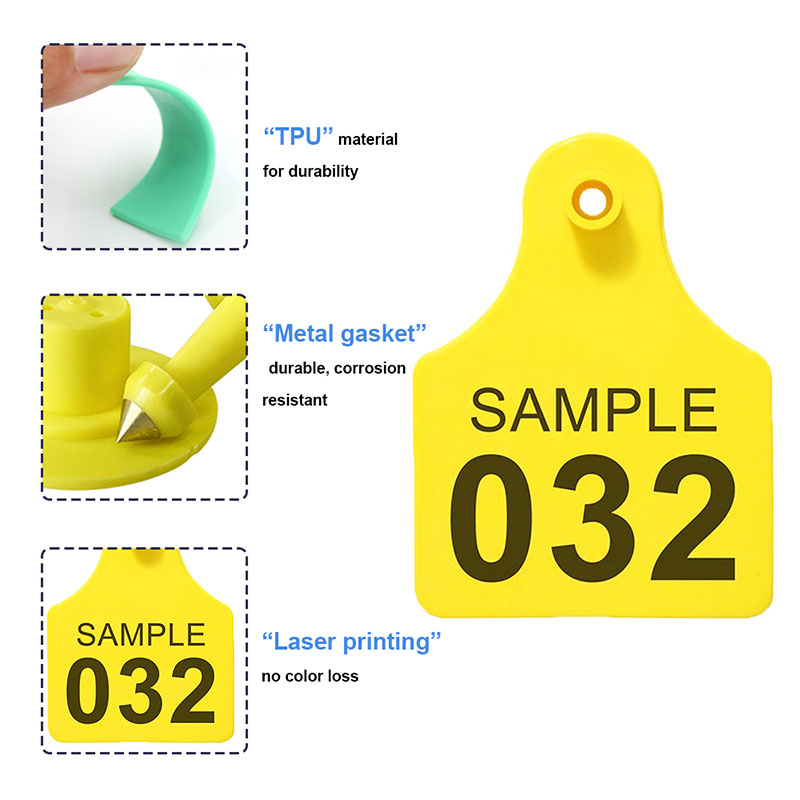 Marchi auricolari per animali Materiale Marchi auricolari per animali Materiale